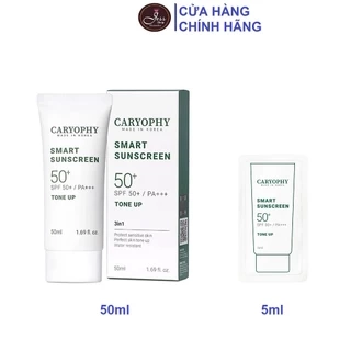 Kem Chống Nắng Caryophy Smart Sunscreen SPF 50+ PA +++ Tone Up 50ml