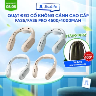 Quạt Đeo Cổ Không Cánh Cao Cấp JISULIFE FA35/FA35 Pro 4500/4000mAh | Gió Mát 360° | Sử Dụng Đến 20h | Bảo Hành 12 Tháng