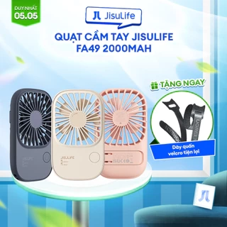 Quạt Mini Cầm Tay Jisulife FA49 2000mAh Nhỏ Gọn - Siêu Mỏng - Dễ Thương - Chính Hãng - Bảo Hành 12 Tháng