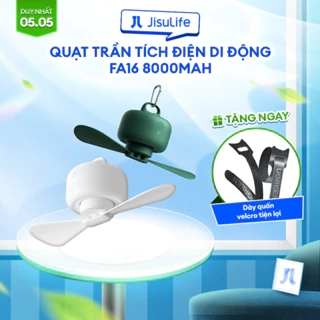 Quạt trần tích điện di động Jisulife FA16 | Dung lượng pin 8000mAh | Sử dụng lên đến 25h | Bảo hành 12 tháng