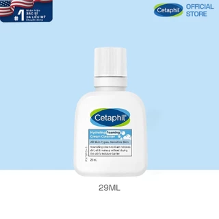 Sữa Rửa Mặt Tạo Bọt Dịu Lành Cho Da Nhạy Cảm Cetaphil Hydrating Foaming Cream Cleanser 29ml