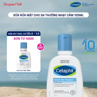 Sữa rửa mặt dịu lành cho da nhạy cảm CETAPHIL GENTLE SKIN CLEANSER 1000ML