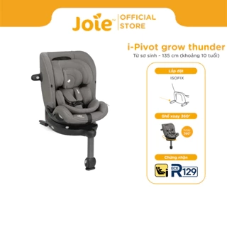 Ghế ngồi ô tô trẻ em cao cấp Joie i-Pivot Grow Thunder xoay 360 độ kết nối isofix