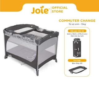 Giường cho bé Joie Commuter Change | Cũi cho bé tích hợp giường và bàn thay đồ có thể gấp gọn
