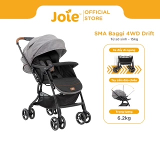 Xe đẩy cho bé Joie SMA Baggi 4WD Drift Carbon | Xe đẩy em bé gấp gọn có thể đảo chiều tay cầm