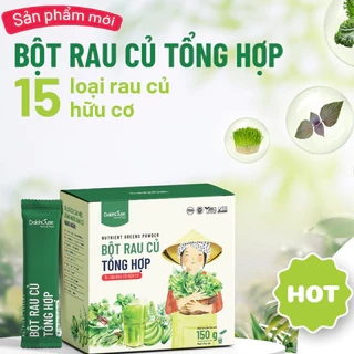 Bột rau củ tổng hợp 15 loại rau hữu cơ Dalahouse 150gr công nghệ sấy lạnh đạt chuẩn châu âu