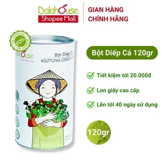 Bột rau diếp cá Dalahouse 120g nguyên chất hữu cơ sấy lạnh công nghệ đạt chuẩn Châu Âu