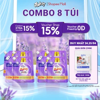 [COMBO 8] Nước Giặt Joykity Hương Lavender Dịu Nhẹ An Toàn Cho Da / Hỗ Trợ Làm Sạch Vết Bẩn Ưu Việt / Lưu Hương 24 Tiếng
