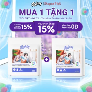 [MUA 1 TẶNG 1] Viên Giặt Hương Nước Hoa Joykity Công Thức 3in1 Dịu Nhẹ An Toàn Cho Da Lưu Hương 24 Tiếng Túi 20V