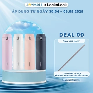 Bình Giữ Nhiệt LocknLock Chubby Tumbler LHC3233 370ml - Hàng Chính Hãng, Có Dây Treo, Thép Không Gỉ - JoyMall