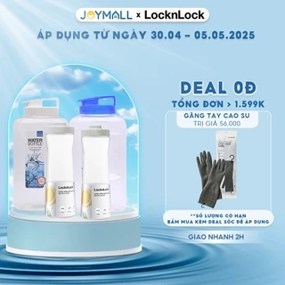 Bình nước nhựa LocknLock HAP739B 2.6L, HAP824 1.4L, 1.2L HAP813, Hàng chính hãng, dễ cầm nắm-JoyMall