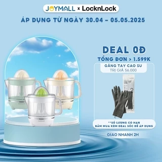 Máy vắt cam LocknLock EJJ231 700ml 40W - Hàng chính hãng, xoay ép 2 chiều - JoyMall
