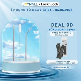 Ống hút inox loại ống hút thẳng, ống hút cong, cọ rửa ống hút - JoyMall