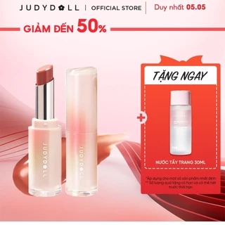Son Dưỡng Có Màu JUDYDOLL 3g Dưỡng Ẩm Bóng Tráng Gương Sáng Lấp Lánh Mịn Môi Bền Màu Che Phủ Vân Môi