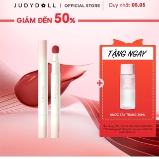 Son Kem Lì JUDYDOLL 1.8g Đầu Bông Dặm Kem Mịn Màu Sắc Tươi Tắn Son Vặn Bền Màu Che Phủ Vân Môi Nổi Bật