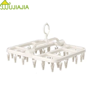 Jujiajia Hộ Gia Đình Đa Năng Móc Treo Quần Áo Kích Thước Lớn Tăng Tốc Sấy Quần Áo Kẹp Mạnh Không Dễ Rơi giá treo quần áo cây treo quần áo