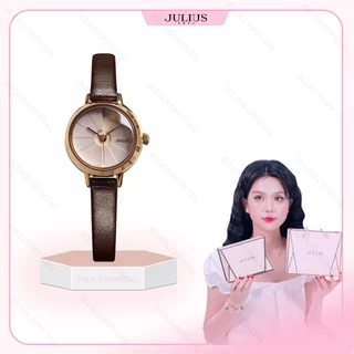 JA-979 đồng hồ nữ Julius dây da nâu | Julius Official