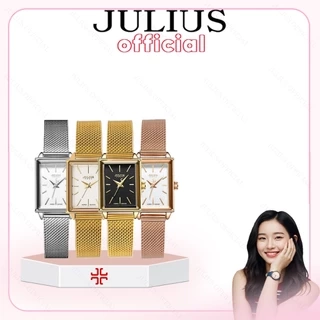 Julius Official | Đồng hồ nữ JULIUS JA-732 dây thép size 28