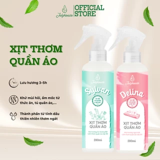 Combo Xịt thơm quần áo Julyhouse hương trái cây tươi mát dưa hấu và dưa lưới 280ml