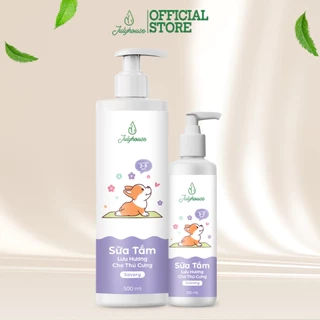 Sữa tắm cho chó mèo Julyhouse 150/500ml Savory hương chanh thanh mát giúp làm sạch khử mùi lưu hương thơm 3-5 ngày