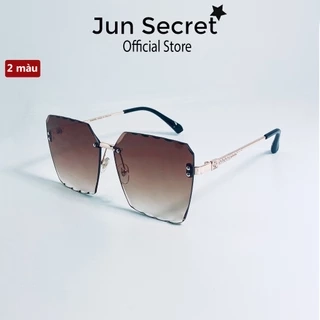 Kính mát thời trang Jun SeCret gọng nhựa kiểu kính hình chữ nhật siêu đẹp, tròng chống tia UV dành cho cả nam, nữ JS8708