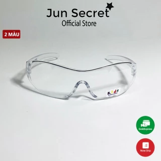 Mắt kính bảo hộ Jun Secret chất liệu nhựa cao cấp, bảo vệ mắt khỏi virus đau mắt đỏ dành cho trẻ em và người lớn