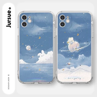 Ốp điện thoại JURSUE Y3231 in hình dễ thương thích hợp cho iPhone Case 14 13 12 11 Pro Max SE 2020 X XR XS ip 8 7 Plus