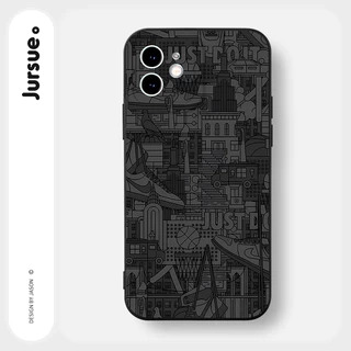Ốp điện thoại JURSUE Y3363 in họa tiết thích hợp cho iPhone 16 15 14 13 12 11 Pro Max SE 2020 X XR XS ip 8 7 Plus