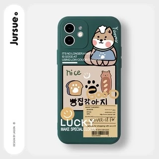 Ốp lưng JURSUE chống bẩn hoạt hình dễ thương đẹp cho iPhone 16 15 14 13 12 11 Pro Max SE 2020 X XR XS ip 8 7 Plus kute Y366
