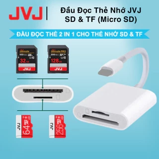 Đầu Đọc Thẻ Nhớ SD /TF 2 Trong 1 Dành Cho Điện Thoại IPh, Máy Tính Bảng IPa / Laptop Cổng To Ling