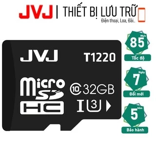 Thẻ nhớ 32G JVJ Class 10 tôc độ cao - chuyên dụng cho CAMERA, Điện thoại, Máy ảnh,... tốc độ cao 95Mb-140Mb/s