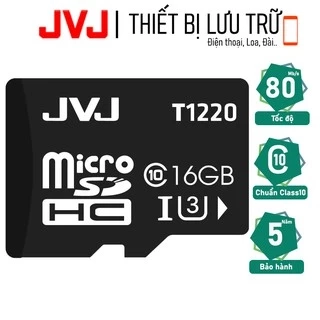 Thẻ nhớ JVJ 16G U3 C10 tốc độ cao - chuyên dụng cho CAMERA, Điện thoại, Máy ảnh,... tốc độ cao 95Mb-140Mb/s