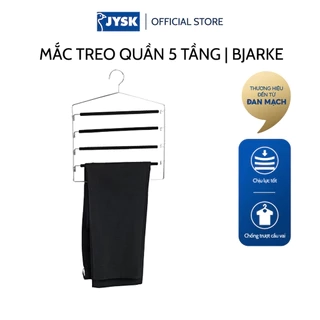 Mắc treo quần 5 tầng | JYSK Bjarke | kim loại/EVA | 1x40x47cm