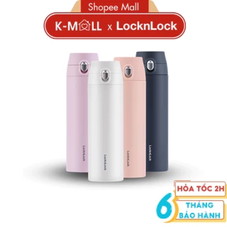 Bình giữ nhiệt LocknLock 500ml Featherlight One Touch Tumbler LHC3257 , mở nắp một chạm - K-MALL