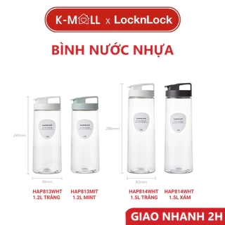 Bình đựng nước Lock&Lock Easy Grip HAP813 (1.2L) HAP814 (1.5L) HAP823 (1.2L) HAP824 ( 1.4L) - K-MALL