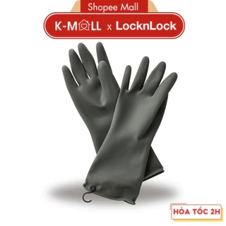 Găng tay rửa chén cao su tự nhiên LocknLock ETM830, ETM831, ETM832, size S M L ,có móc treo - K-MALL