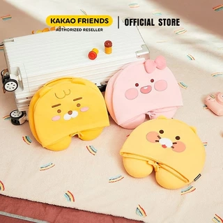 Gối chữ U Có Mũ Và Không Mũ Trùm Đầu Nhân Vật Apeach, Ryan, Choonsik - Kakao Friends Chính Hãng