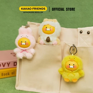 Móc khóa thú bông Choonsik FRIENDZOO Kakao Friends chính hãng | Thỏ, Gà con, Hamster mini dễ thương