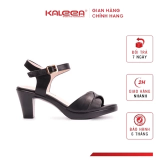 Kaleea - Giày Sandal Nữ Đế Trụ Cao 6p Cao Gót Đi Nhẹ Êm Chân - G15
