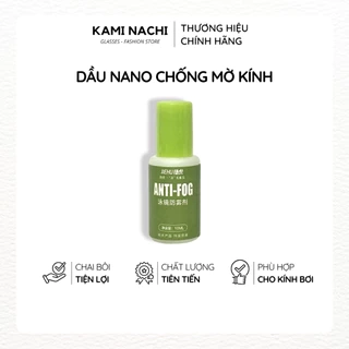 Dầu nano phủ cho mắt kính bơi chống hơi nước, mù sương KAMI NACHI dung tích 10ml