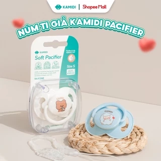 Ti Giả Kamidi Pacifier Núm Ti Ngậm Cao Cấp Cho Bé An Toàn Mềm Mại Giúp Bé Dễ Dàng Cai Bình Sữa
