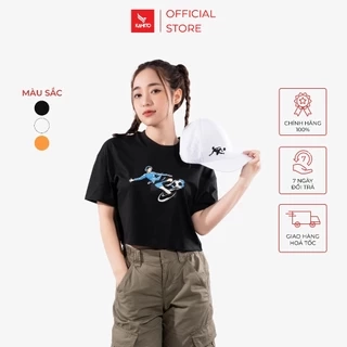 ÁO CROP-TOP bộ sưu tập Sút Cái Mood SCM22.6 100% chất liệu cotton dày dặn, mềm mại, thoáng mát và đứng form