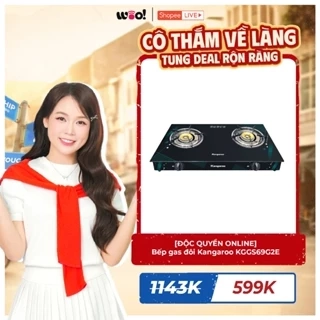 Bếp gas đôi dương kính 2 lò Kangaroo KGGS69G2E