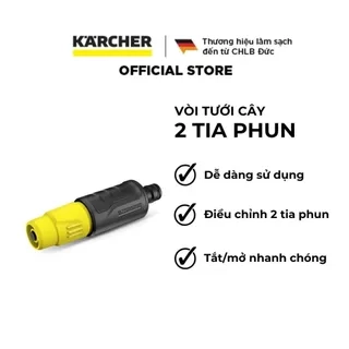 Đầu phun tưới cây Karcher với 2 chế độ tưới (tưới tia và tưới xòe chữ V)