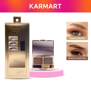 Phấn Kẻ Chân Mày Browit Giữ Màu Lâu Trôi Giúp Dáng Mày Sống Động Easy Drawing Brow Shadow 4g Series1