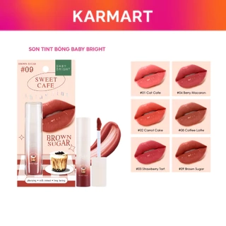 Son Tint Bóng Baifern Căng Bóng Không Bết Dính Baby Bright Sweet Cafe Shiny Tint 6 Colors 2.8g