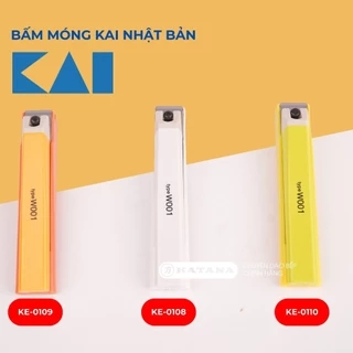 Bấm Móng Chân Tay Thép Không Gỉ Thương Hiệu KAI Type W001 Kèm Dũa Và Dựng Móng