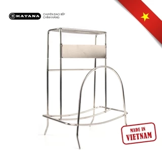 Kệ Inox treo dao thớt inox chống gỉ 201 thương hiệu KATANA