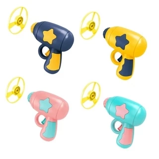 Đồ chơi chong chóng KAVY đĩa bay phát sáng nhiều màu gồm 6 con quay tăng khả năng vận động vui chơi theo nhóm