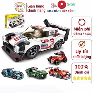 Đồ chơi lắp ráp xe ô tô công thức 1 nhiều chi tiết phát triển tư duy cho bé
